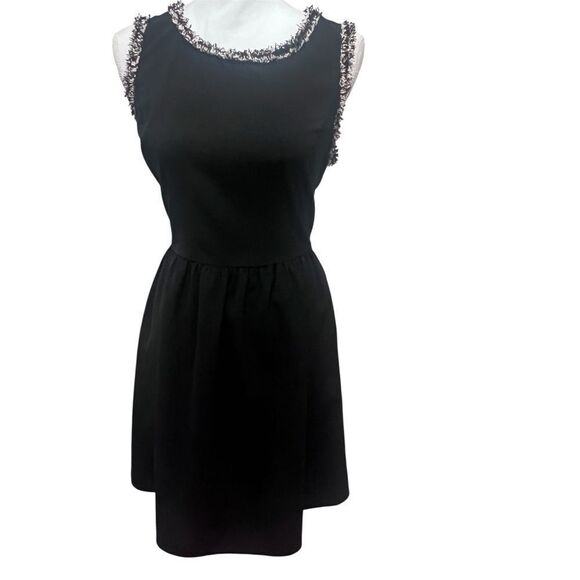 NWOT Skies are Blue black sleeveless mini dress with back zipper size medium - Picture 2 of 10